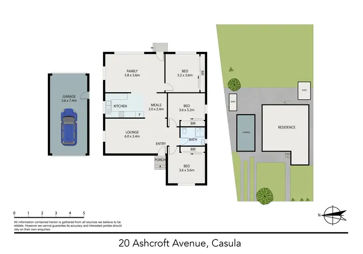 Floorplan of Homely house listing, 20 Ashcroft Avenue, Casula NSW 2170