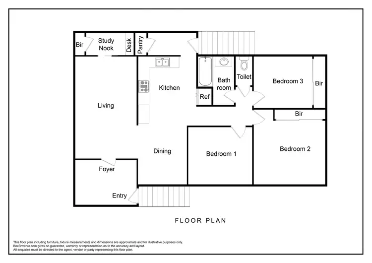 Floorplan of Homely house listing, 30 Begg Street, Gulliver QLD 4812