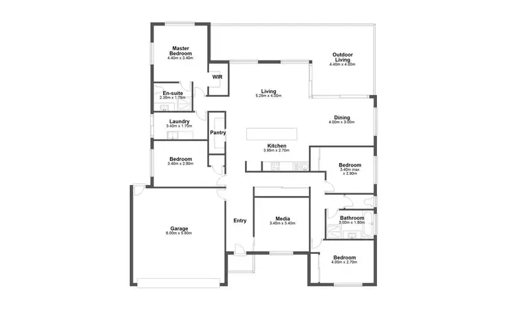 Floorplan of Homely house listing, 40 Majestic Street, Bridgeman Downs QLD 4035