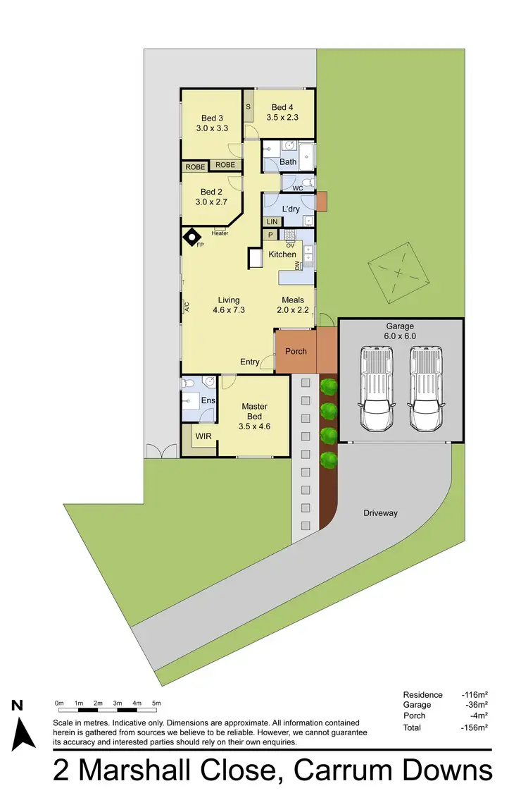 Floorplan of Homely house listing, 2 Marshall Close, Carrum Downs VIC 3201