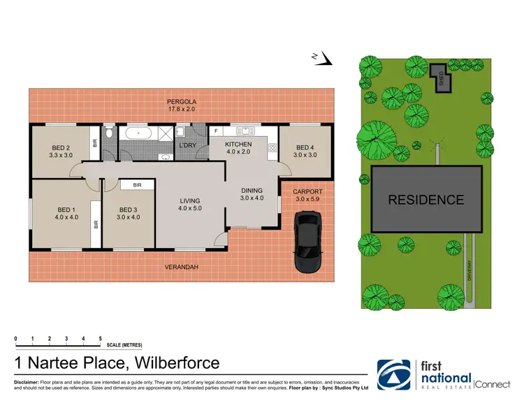 Floorplan of Homely house listing, 1 Nartee Place, Wilberforce NSW 2756