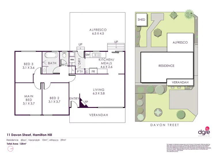 Floorplan of Homely house listing, 11 Davon Street, Hamilton Hill WA 6163