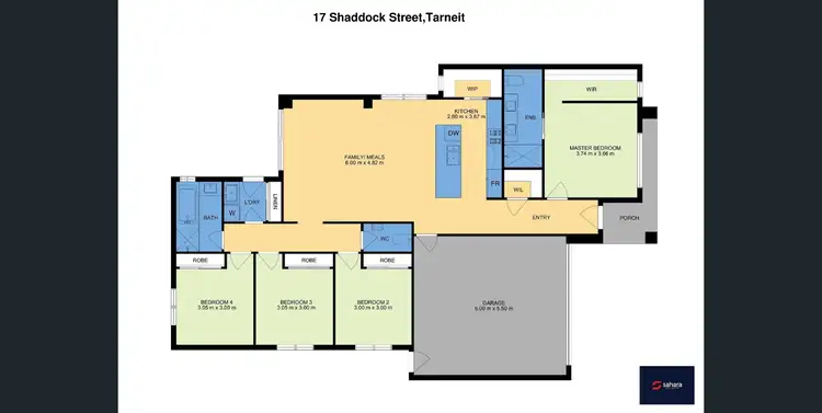 Floorplan of Homely house listing, 17 Shaddock Street, Tarneit VIC 3029