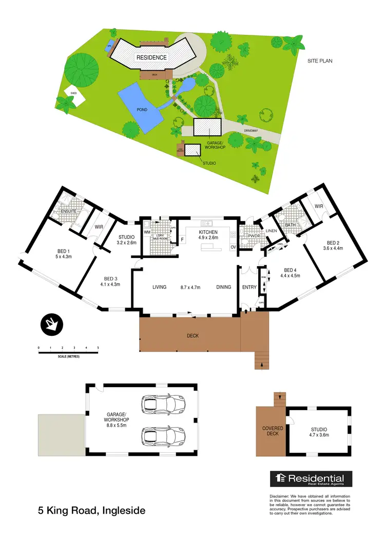 Floorplan of Homely house listing, 5 King Road, Ingleside NSW 2101
