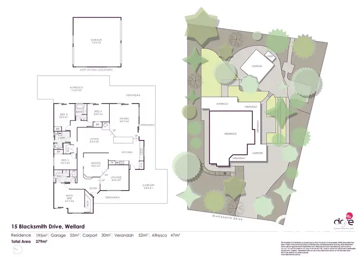 Floorplan of Homely house listing, 15 Blacksmith Drive, Wellard WA 6170