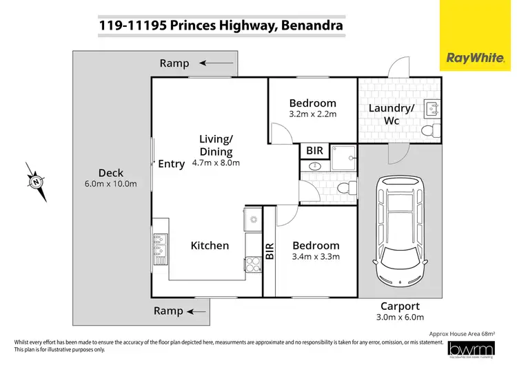 Floorplan of Homely house listing, 119/11195 Princes Highway, Benandarah NSW 2536
