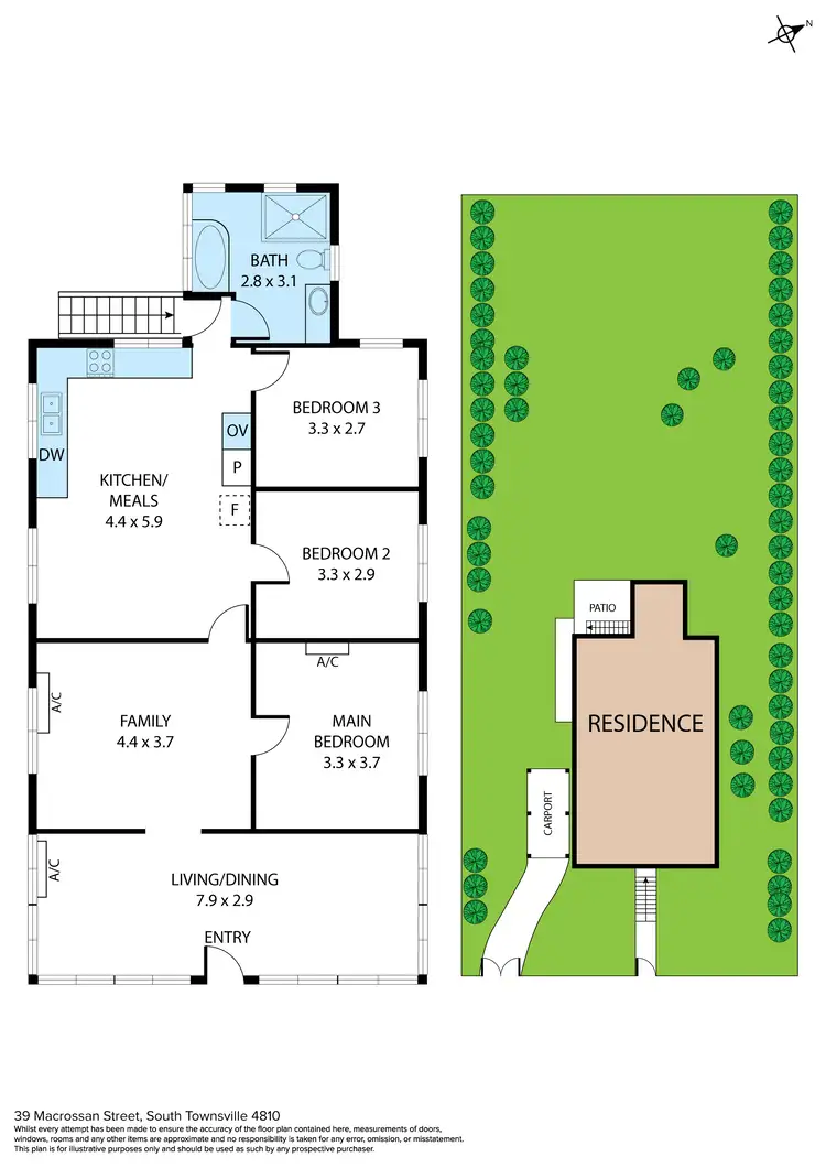 Floorplan of Homely house listing, 39 Macrossan Street, South Townsville QLD 4810