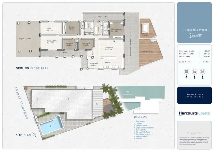 Floorplan of Homely house listing, 122 Campbell Street, Sorrento QLD 4217