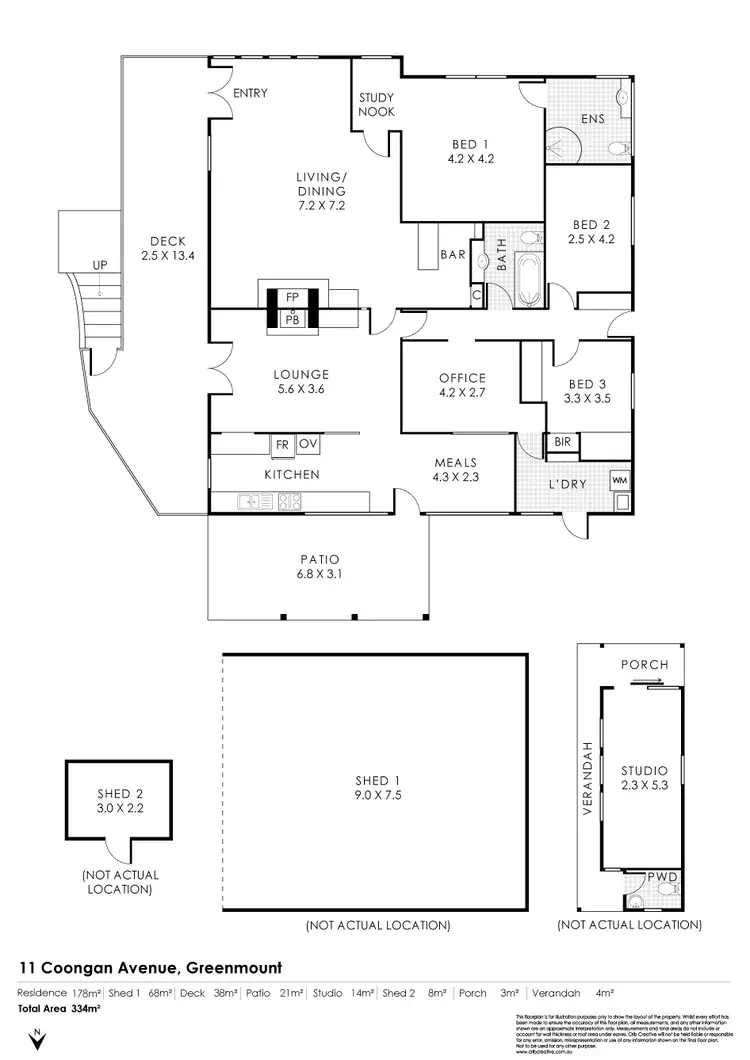 Floorplan of Homely house listing, 11 Coongan Avenue, Greenmount WA 6056