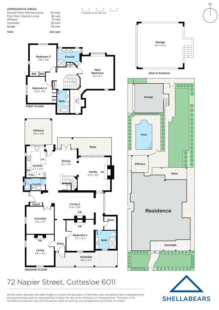 Floorplan of Homely house listing, 72 Napier Street, Cottesloe WA 6011