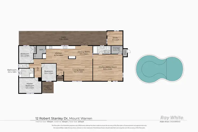 Floorplan of Homely house listing, 12 Robert Stanley Drive, Mount Warren Park QLD 4207