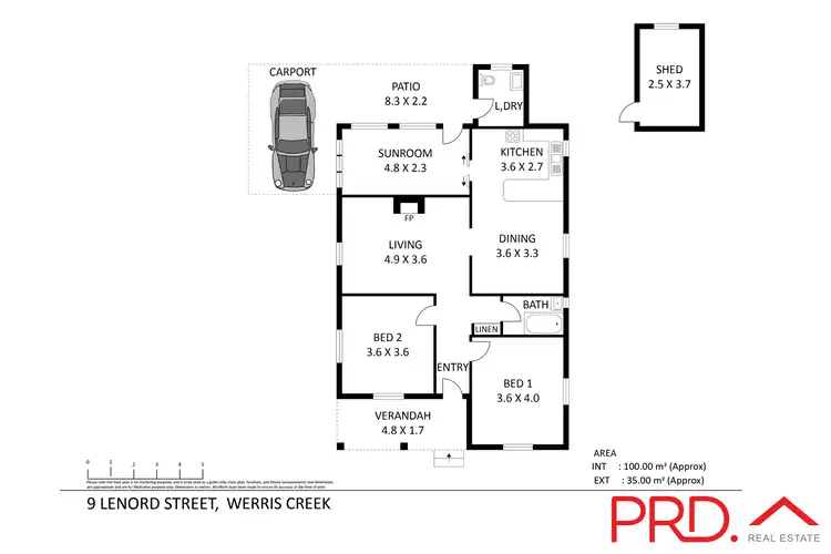 Floorplan of Homely house listing, 9 Lenord Street, Werris Creek NSW 2341