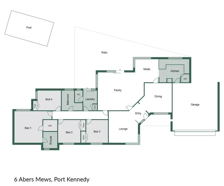 Floorplan of Homely house listing, 6 Abers Mews, Port Kennedy WA 6172