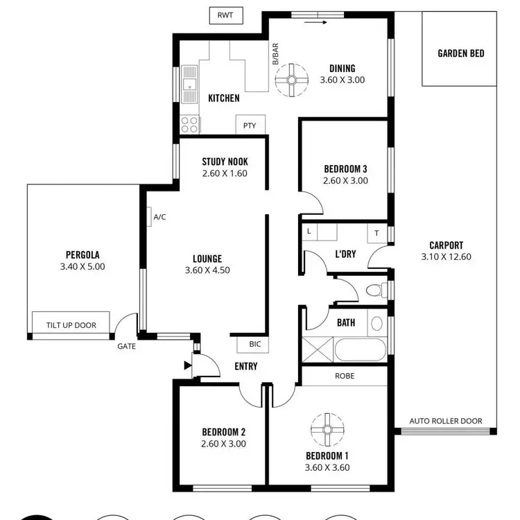 Floorplan of Homely house listing, 54 Richards Drive, Morphett Vale SA 5162