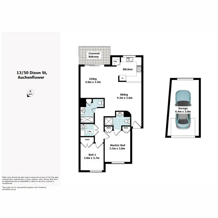 Floorplan of Homely unit listing, 13/50 Dixon Street, Auchenflower QLD 4066