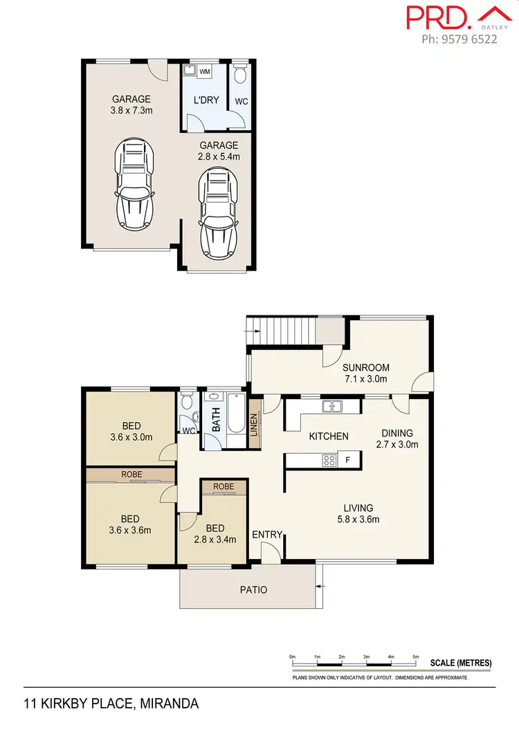 Floorplan of Homely house listing, 11 Kirkby Place, Miranda NSW 2228