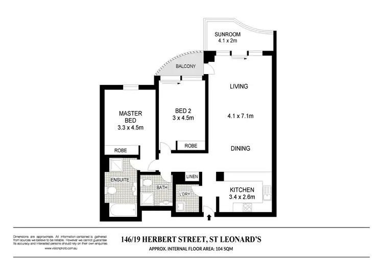 Floorplan of Homely unit listing, 146/19-23 Herbert Street, St Leonards NSW 2065