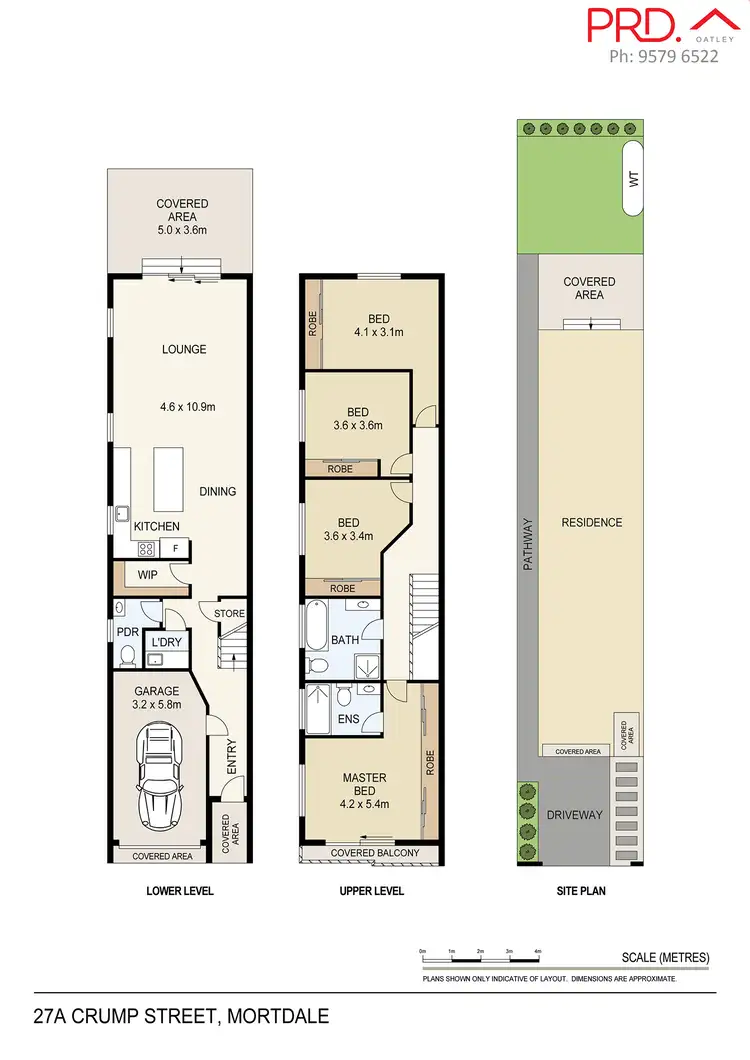 Floorplan of Homely semi-detached listing, 27A Crump Street, Mortdale NSW 2223