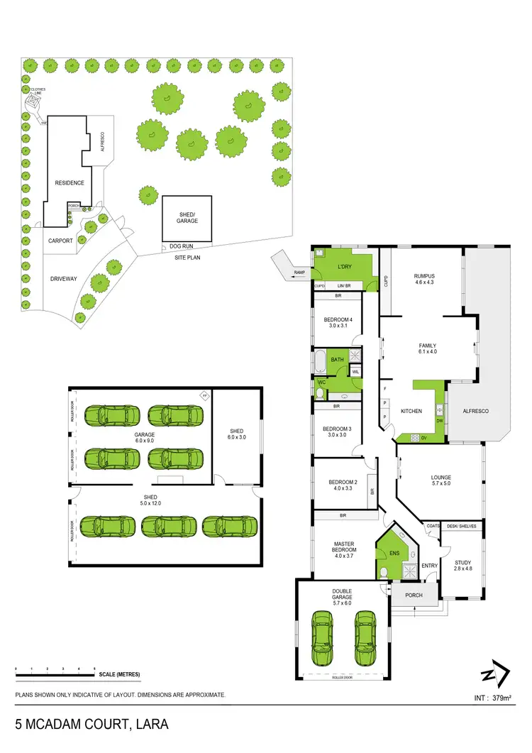 Floorplan of Homely house listing, 5 McAdam Court, Lara VIC 3212