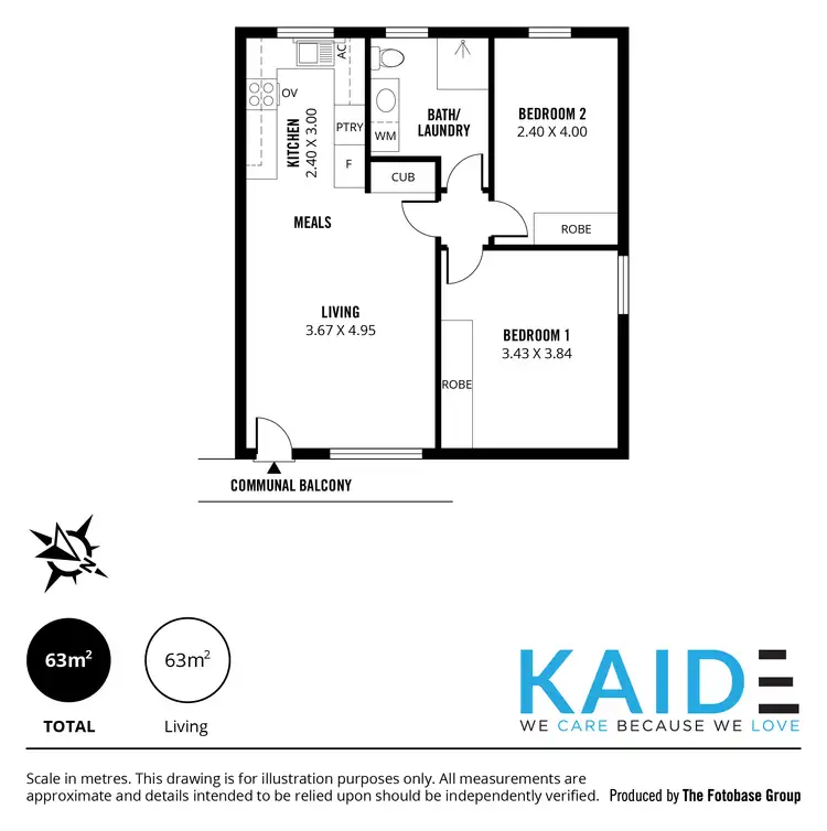 Floorplan of Homely unit listing, 8/225-227 Anzac Highway, Plympton SA 5038