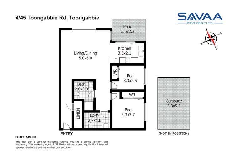 Floorplan of Homely apartment listing, 4/45-49 Toongabbie Road, Toongabbie NSW 2146