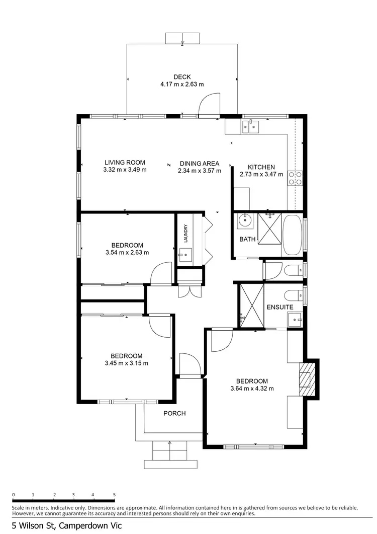Floorplan of Homely house listing, 5 Wilson Street, Camperdown VIC 3260