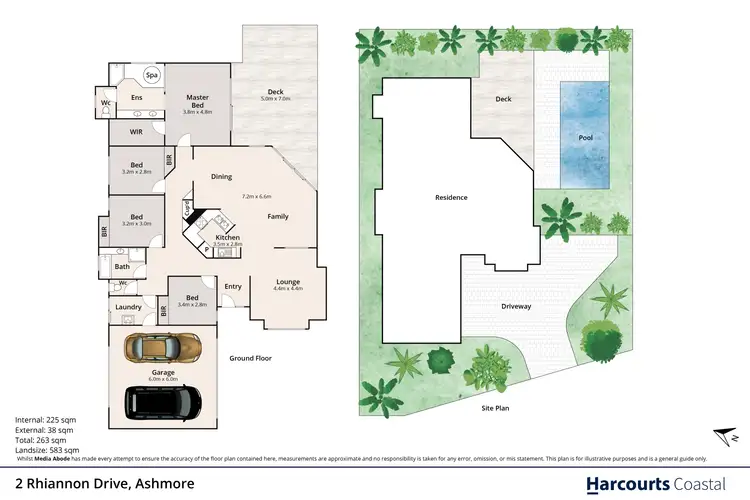 Floorplan of Homely house listing, 2 Rhiannon Drive, Ashmore QLD 4214