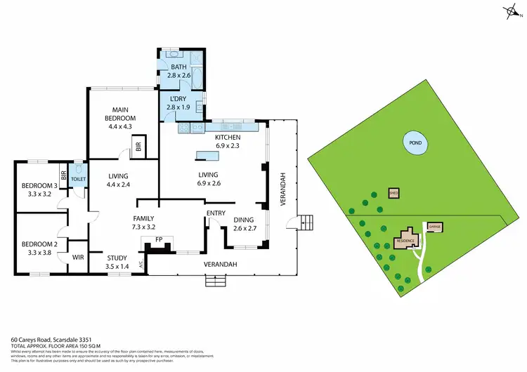 Floorplan of Homely house listing, 60 Carey's Road, Scarsdale VIC 3351