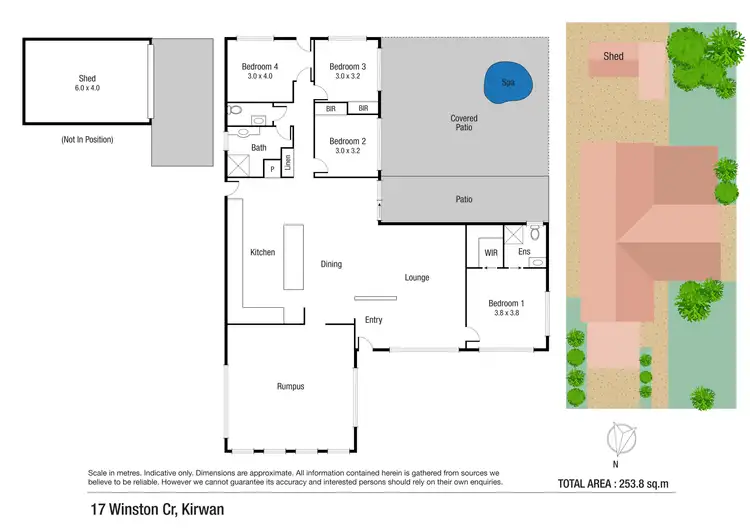 Floorplan of Homely house listing, 17 Winston Crescent, Kirwan QLD 4817