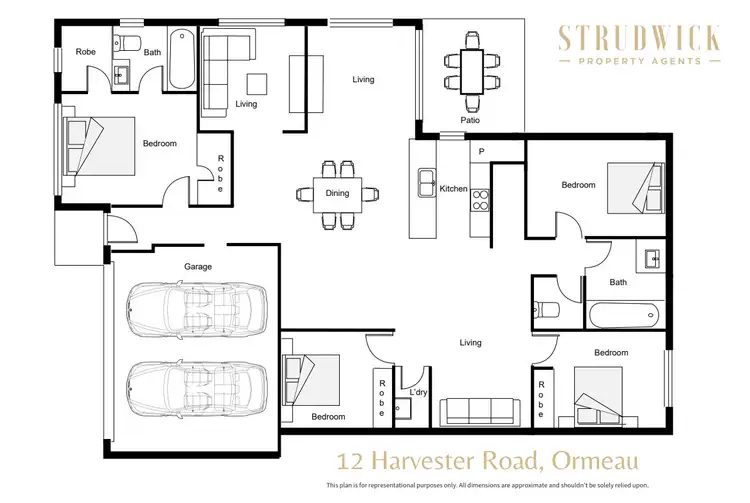 Floorplan of Homely house listing, 12 Harvester Road, Ormeau QLD 4208