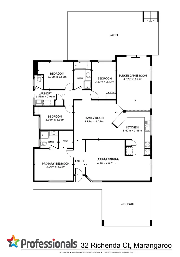 Floorplan of Homely house listing, 32 Richenda Court, Marangaroo WA 6064