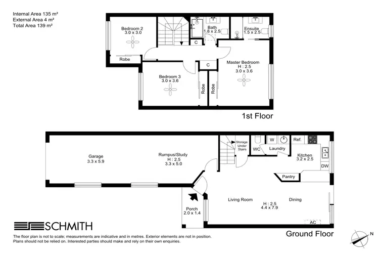 Floorplan of Homely townhouse listing, 91/1-33 Harrier Street, Tweed Heads South NSW 2486