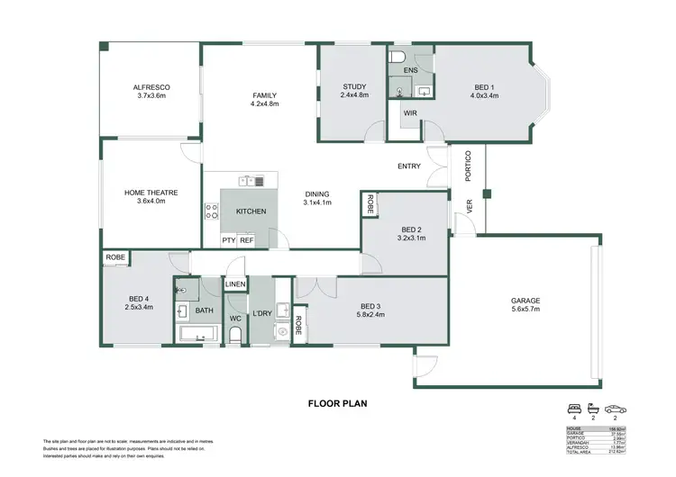 Floorplan of Homely house listing, 29 Cimarron Edge, Meadow Springs WA 6210