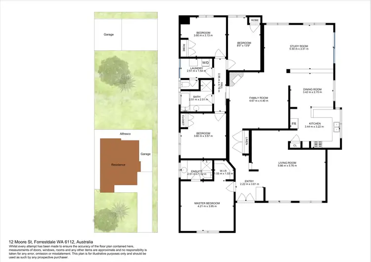 Floorplan of Homely house listing, 12 Moore Street, Forrestdale WA 6112
