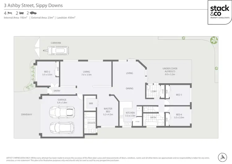 Floorplan of Homely house listing, 3 Ashby Street, Sippy Downs QLD 4556