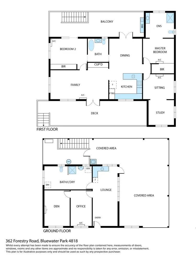 Floorplan of Homely house listing, 362 Forestry Road, Bluewater Park QLD 4818