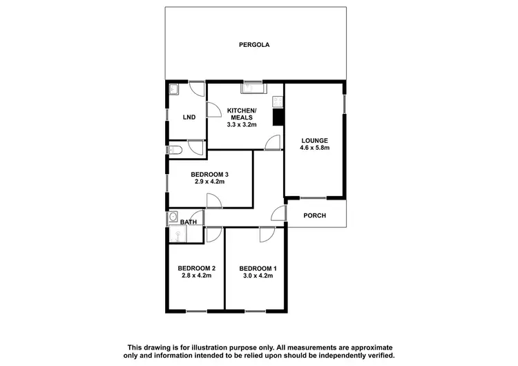 Floorplan of Homely house listing, 4 Wellington Street, Keith SA 5267