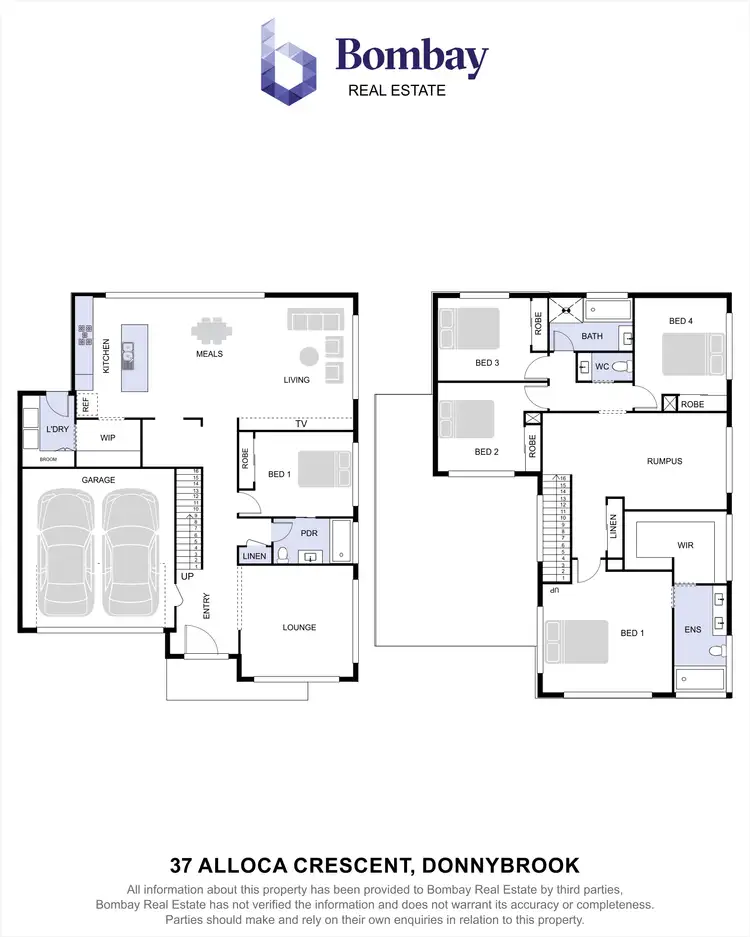 Floorplan of Homely house listing, 37 Alloca Crescent, Donnybrook VIC 3064