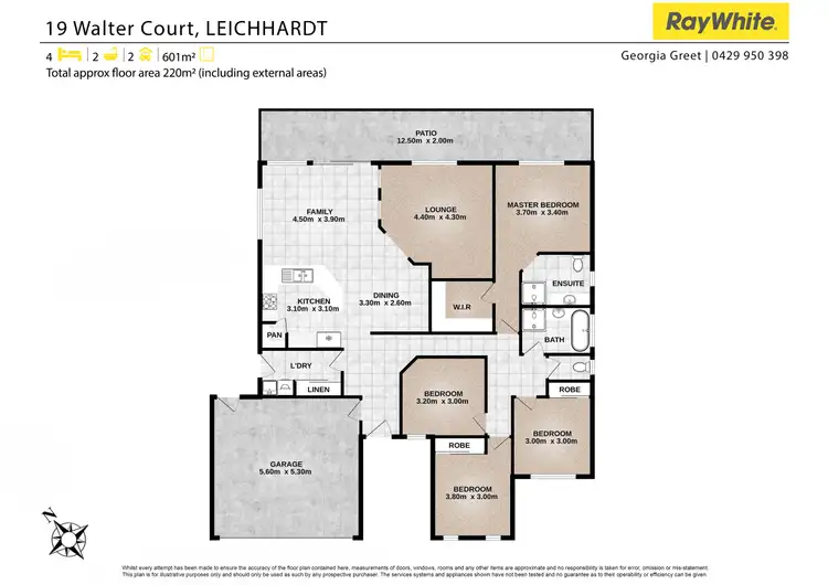 Floorplan of Homely house listing, 19 Walter Court, Leichhardt QLD 4305