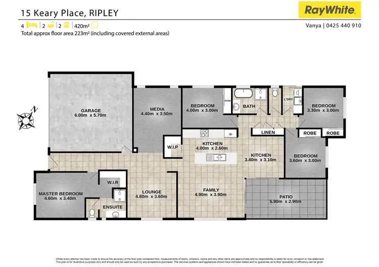 Floorplan of Homely house listing, 15 Keary Place, Ripley QLD 4306