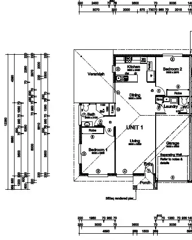 Floorplan of Homely unit listing, 1-4/102 Burnett Street, Bundaberg South QLD 4670