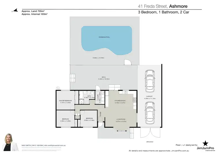 Floorplan of Homely house listing, 41 Freda Street, Ashmore QLD 4214