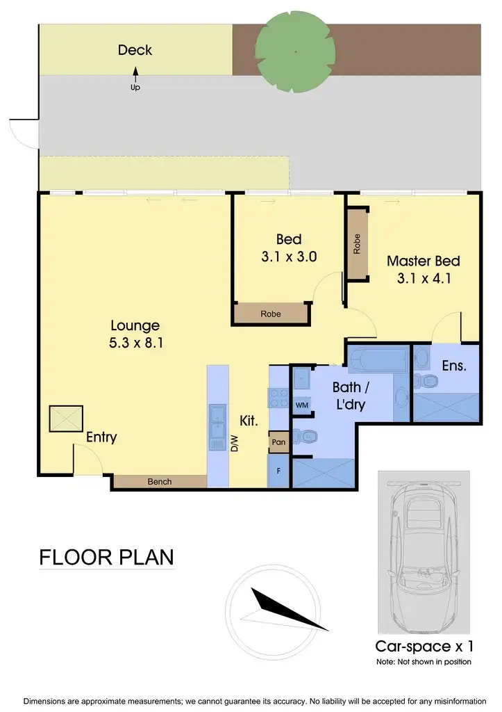 Floorplan of Homely apartment listing, 5/19 Queens Road, Melbourne VIC 3004