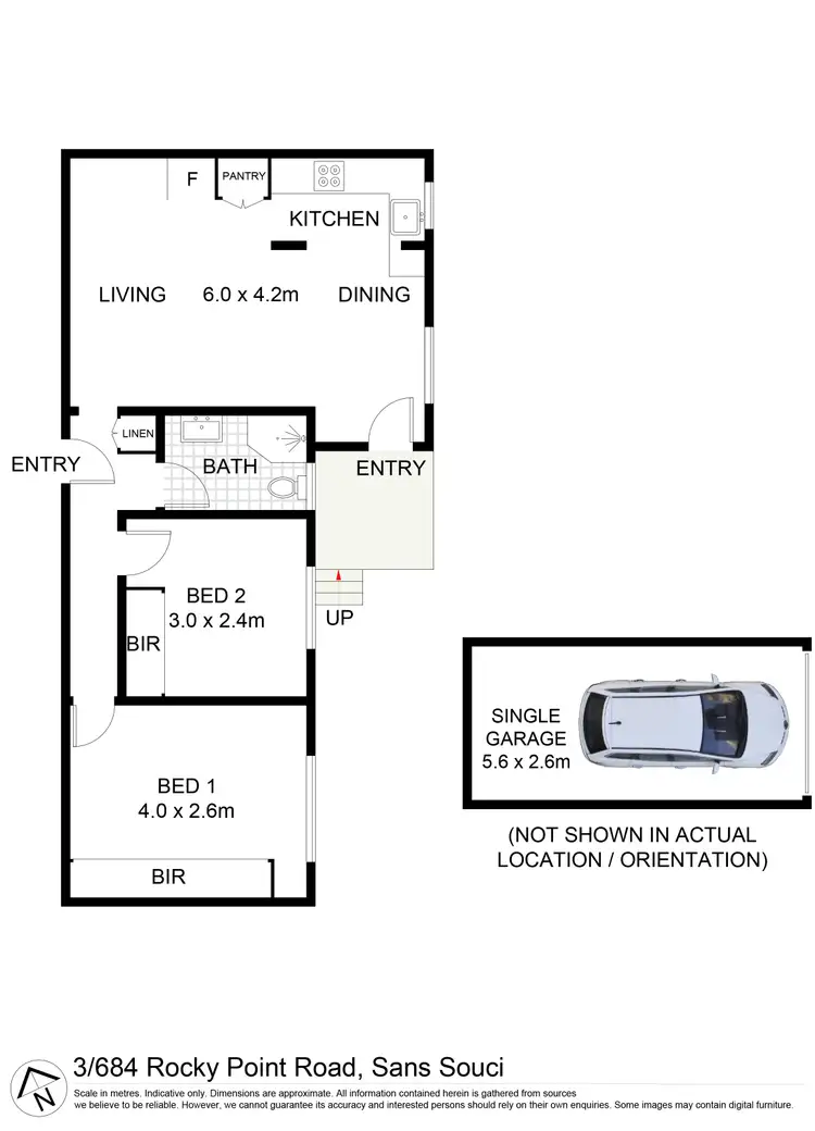 Floorplan of Homely house listing, 3/684 Rocky Point Road, Sans Souci NSW 2219