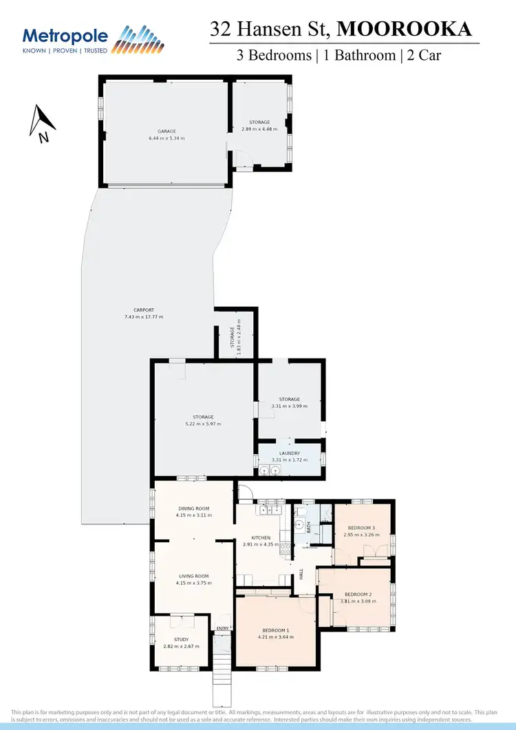 Floorplan of Homely house listing, 32 Hansen Street, Moorooka QLD 4105
