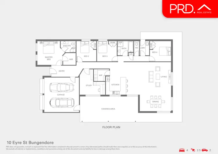 Floorplan of Homely house listing, 10 Eyre Street, Bungendore NSW 2621