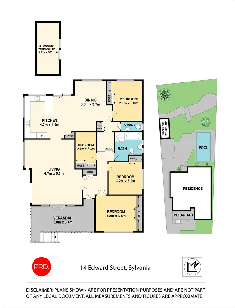 Floorplan of Homely house listing, 14 Edward Street, Sylvania NSW 2224