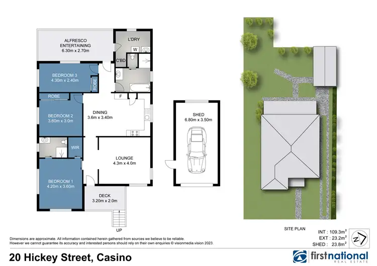 Floorplan of Homely house listing, 20 Hickey Street, Casino NSW 2470