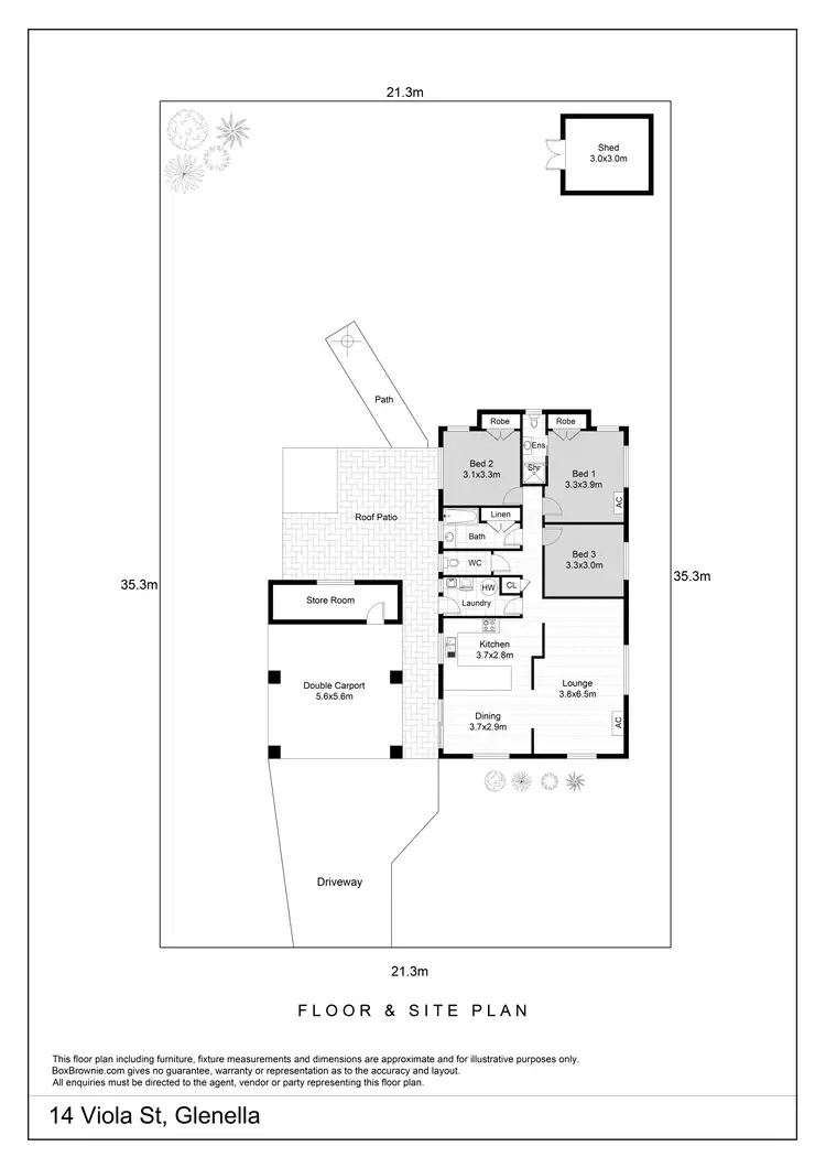 Floorplan of Homely house listing, 14 Viola Street, Glenella QLD 4740