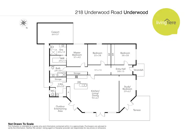 Floorplan of Homely house listing, 218 Underwood Road, Underwood TAS 7268